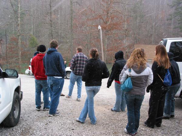 Arriving at Camp AJ