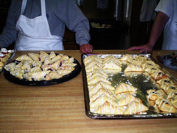 Pastries that Andy put a lot of work into